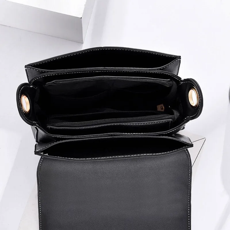 Women's Crossbody Bag 2024 Fashion PU Small Square Shoulder Bag - 5