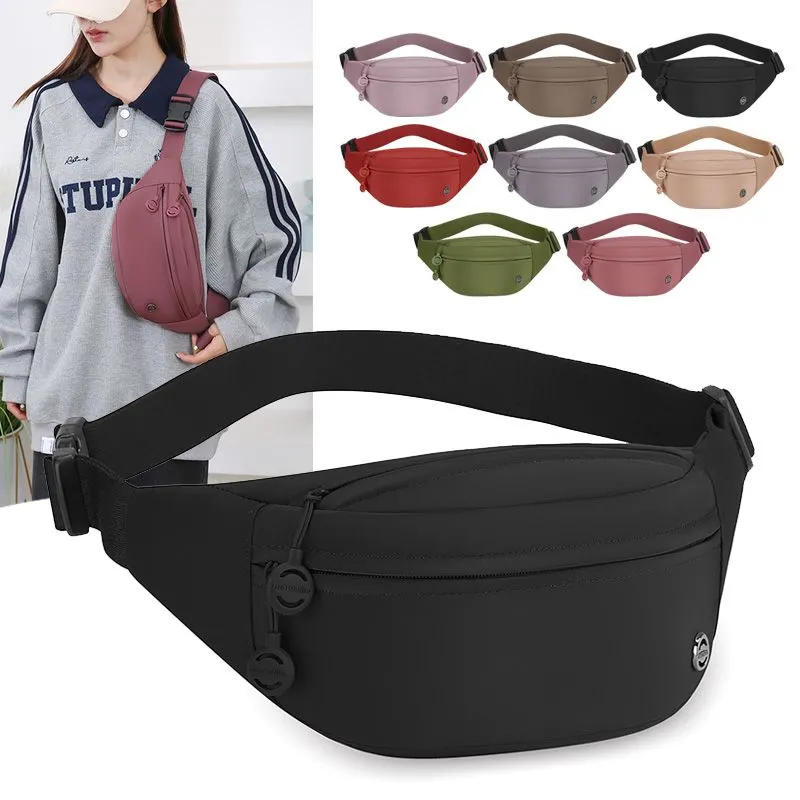 Crossbody Sling Bag, Large Capacity Nylon Chest Pack, Fashion Minimalist - 4
