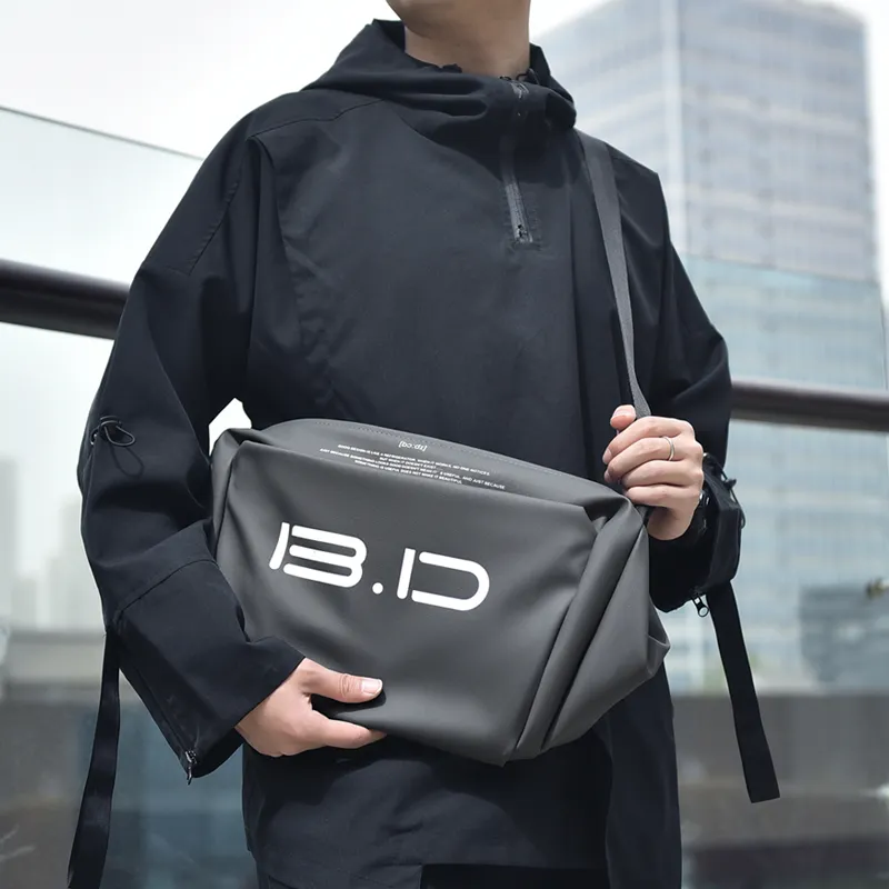 2025 Waterproof Men's Shoulder Bag Large Capacity Travel Crossbody Bag - 4
