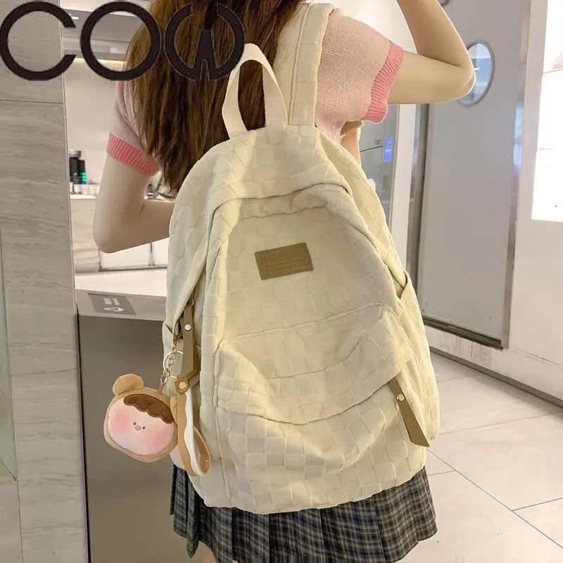 Cute Japanese Korean School Backpack for Girls, Large Capacity Rucksack - 2