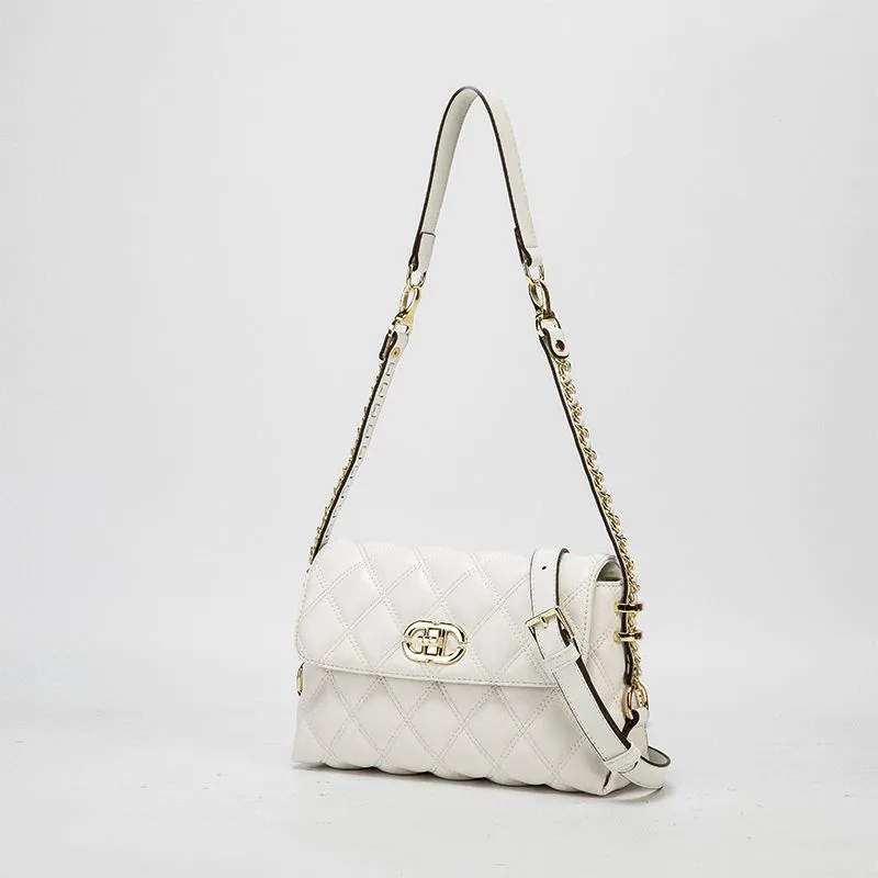 Leather Quilted Chain Crossbody Bag Women 2025 New Fashion Ins Trendy - 1