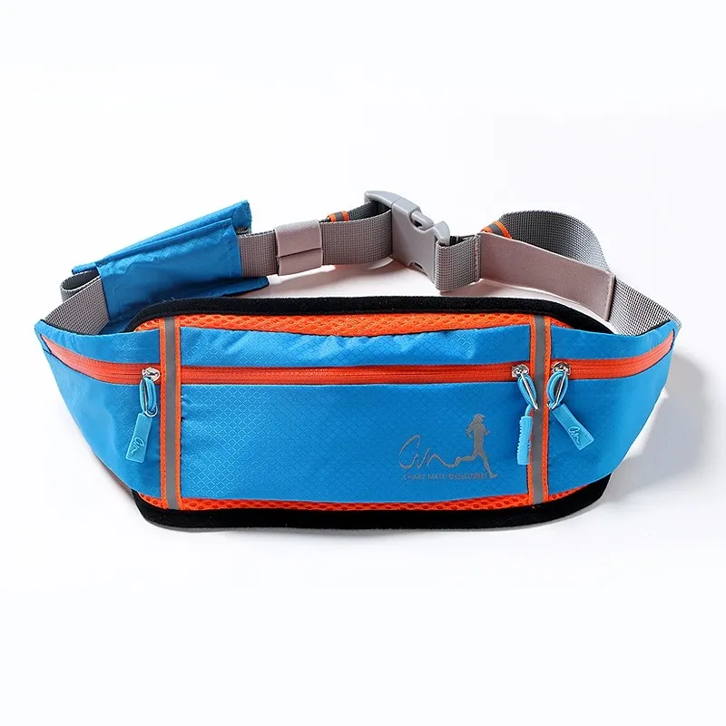 Running Waist Pack, Waterproof Sports Belt for Marathon Fitness Cycling - 4