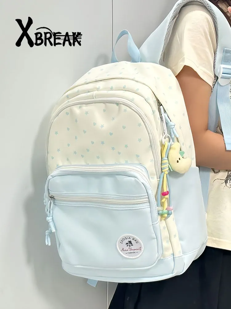 Cute Backpack for High School & College, Lightweight Large Capacity - 2