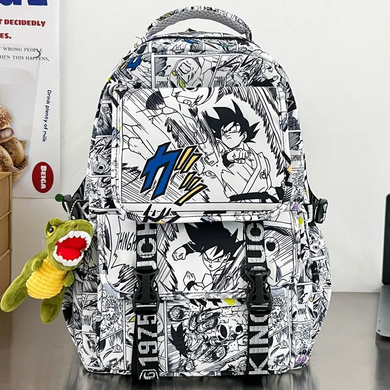 Cool Cartoon Backpack for Boys, Large Capacity 16 Inch Laptop School Bag - 1
