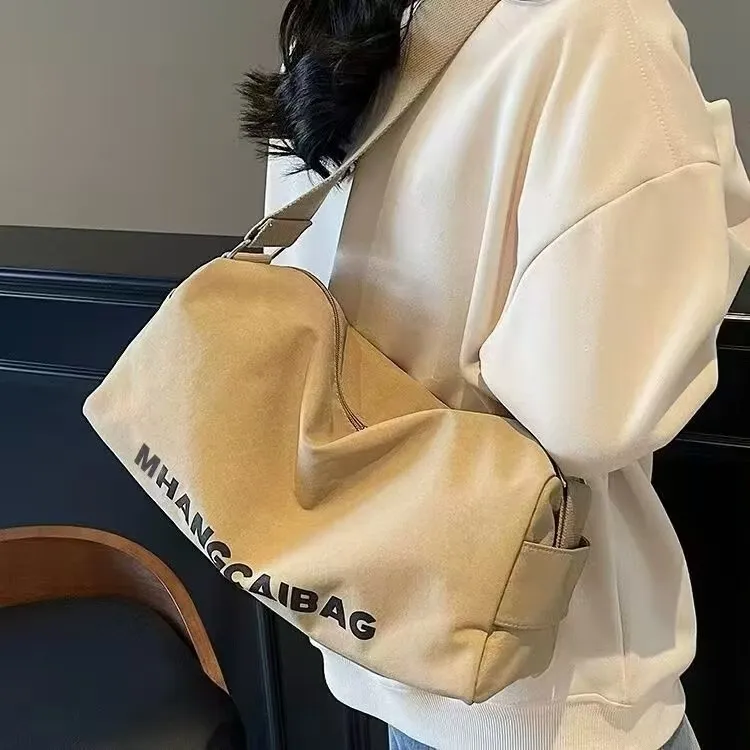Casual Canvas Crossbody Bag for Gym & Travel, Durable Shoulder Bag - 2