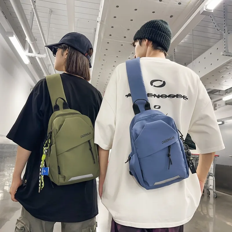 Chest Bag Unisex Crossbody Sling Pack 2024 Large Capacity Sport Backpack - 2