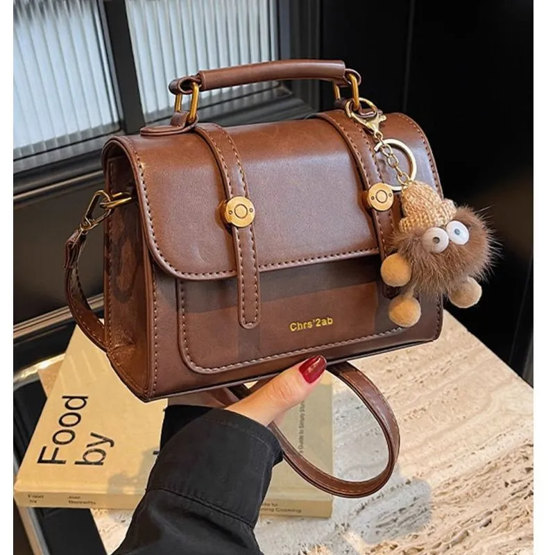 Retro Shoulder Bag for Women 2025, Versatile PU Crossbody Bag - 3