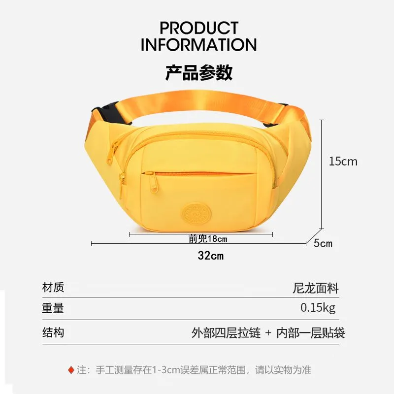 Women's Waist Bag with Multiple Pockets for Running & Outdoor Sports - 4