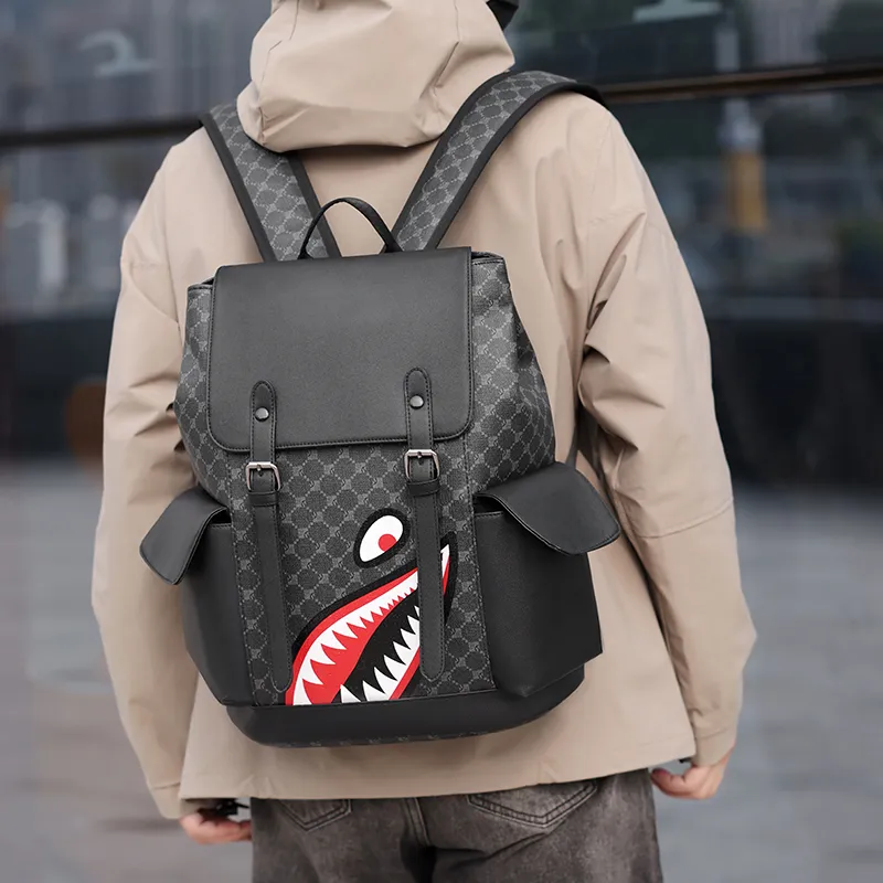 Stylish Large Capacity Backpack 2025 Men's Travel Laptop Bag - 4