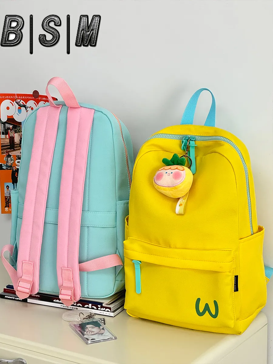 Small Fresh Backpack for College Students, Large Capacity, Unique Design - 2