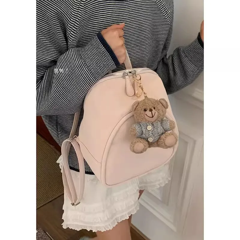 Women's Backpack 2025 Fashion College Style PU Laptop Bag - 2