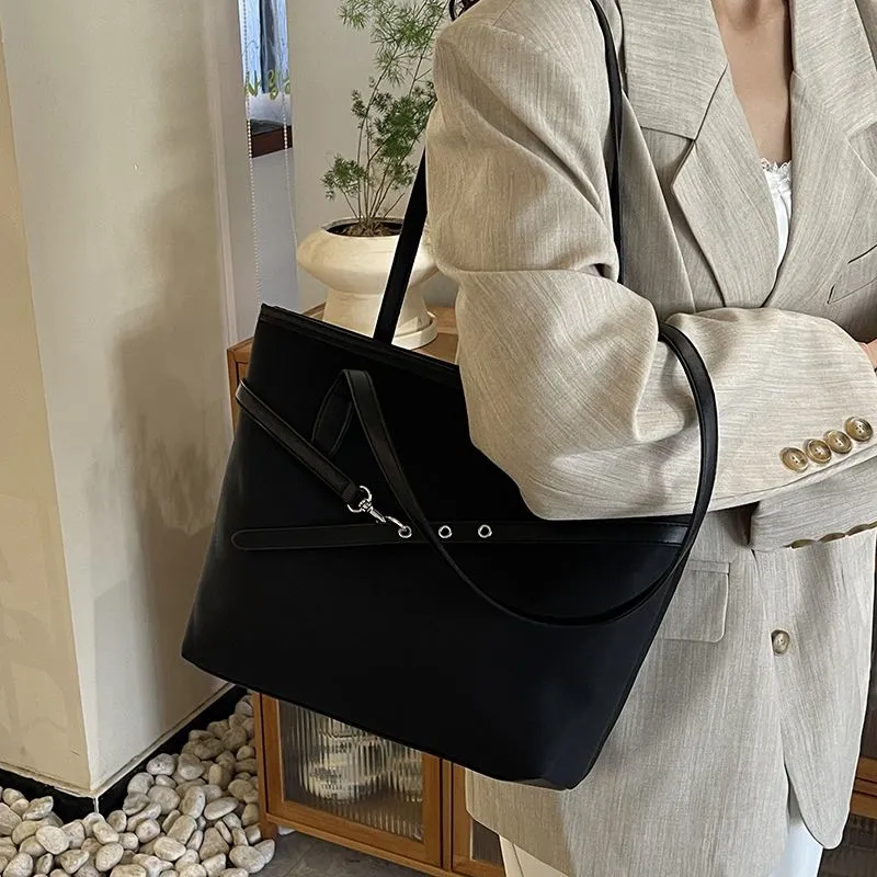 Tote Backpack 2025 New Large Capacity PU Fashion Shoulder Bag - 2