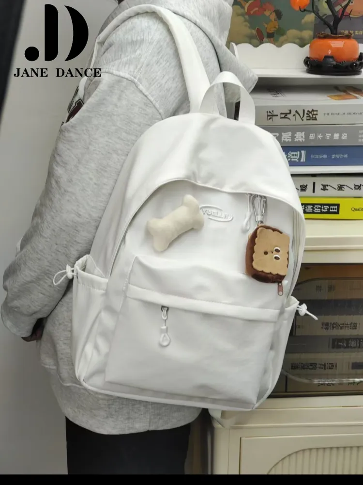 Minimalist Japanese Backpack for Women, Lightweight Daypack for College - 5