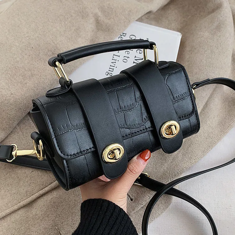 Retro Small Crossbody Bag 2025 New Fashionable PU Shoulder Bag - 2