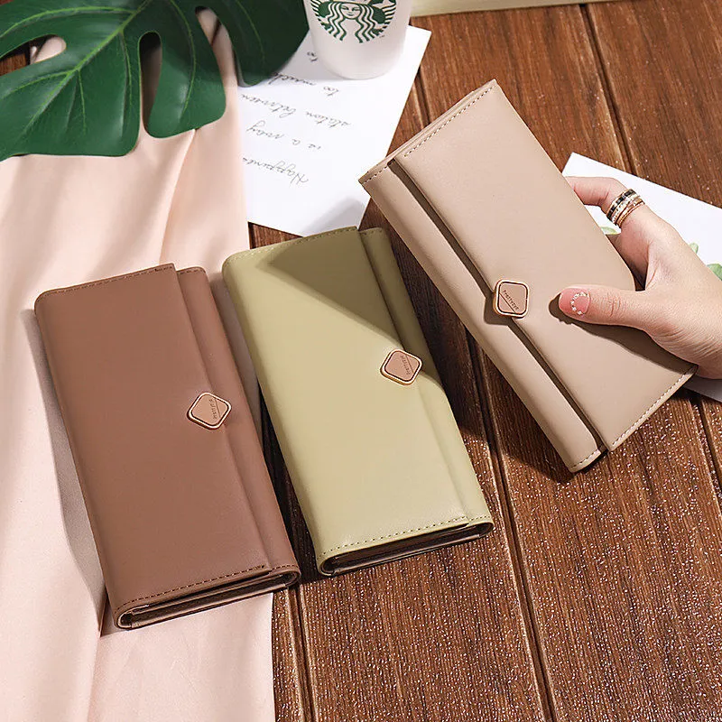Long Wallets for Women 2025 New PU Leather Zip Around Coin Purse - 5