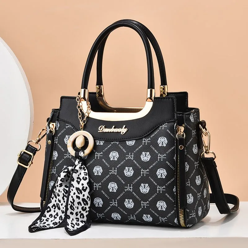 Women's Bag 2025 New Fashion Print Shoulder Bag Crossbody Tote - 4
