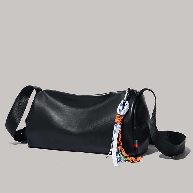 2025 Men's Crossbody Bag, Casual Sling Bag, Unisex Cylinder Bag - 3