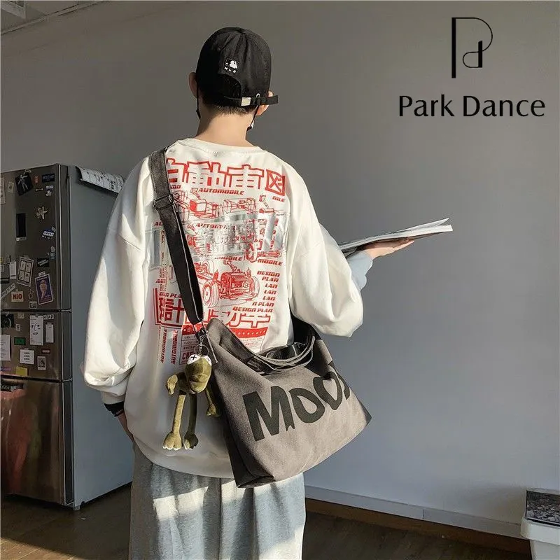 PARK DANCE Crossbody Bag Large Capacity Unisex Shoulder Bag for College Students - 5
