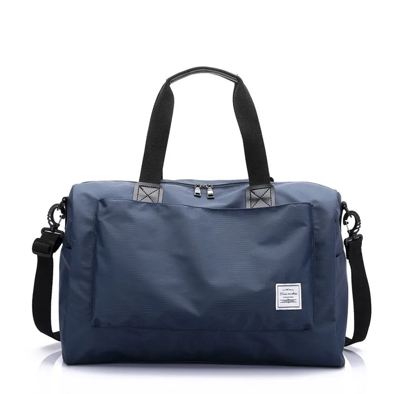 Oxford Fabric Travel Bag Large Capacity Foldable Gym Bag 16 Inch Laptop - 1