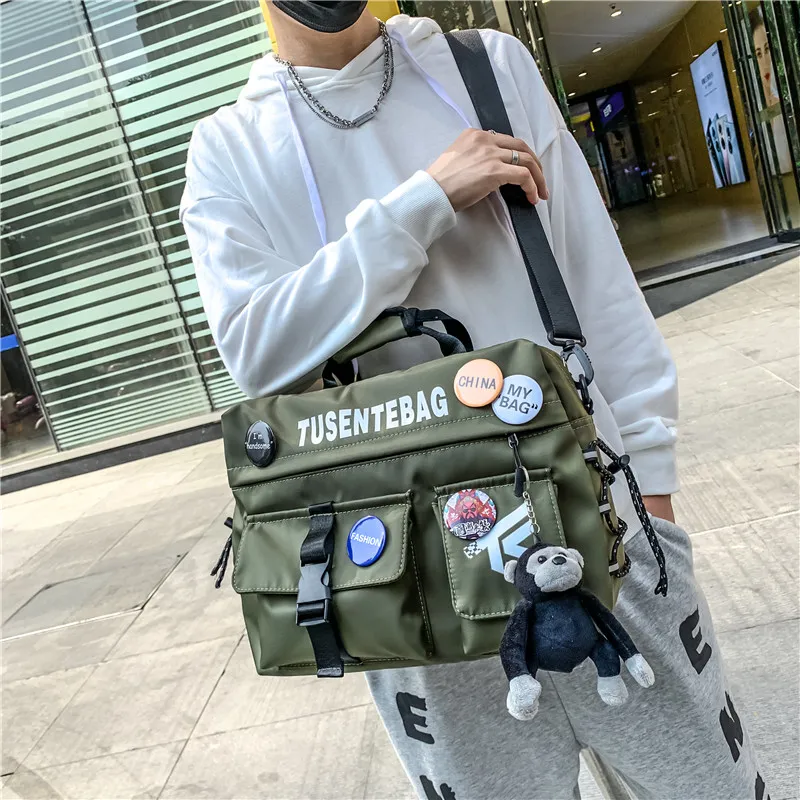 Men's Crossbody Bag Large Capacity Sports Messenger Bag - 4