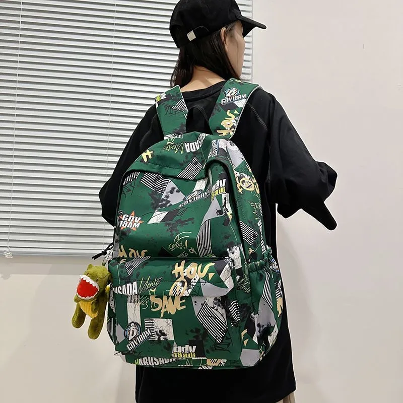 Graffiti Backpack for High School College Students, 16 Inch Laptop Large Capacity - 5