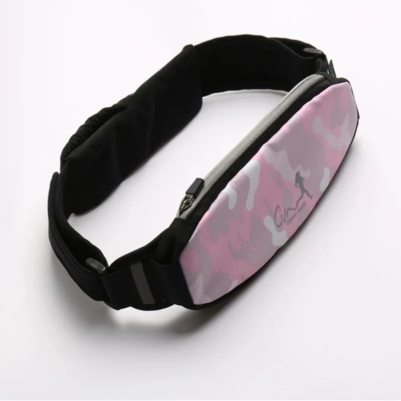 Running Waist Pack with Water Bottle Holder, Camouflage Waterproof Phone Bag - 2