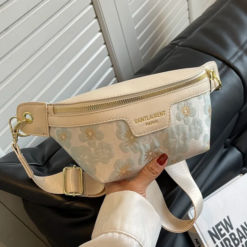Women's Crossbody Bag 2025 New Fashion Embroidery Sling Bag - 1
