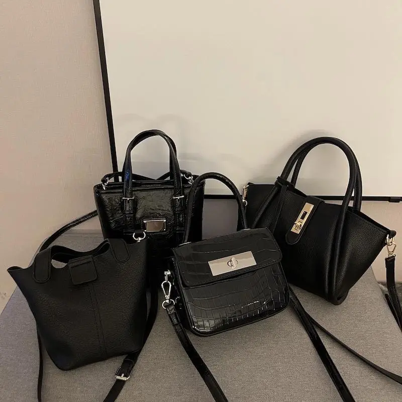 Bucket Bag Women 2024 Spring Summer Korean Ins Small Design Crossbody Shoulder Bag - 5