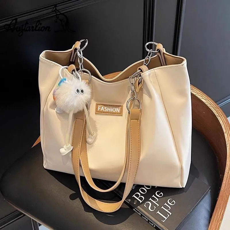 Tote Bag for Women Large Capacity PU Leather Shoulder Bag Fashionable - 1