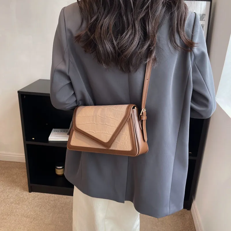 Stylish French Shoulder Bag, Minimalist Crossbody Purse for Women - 1