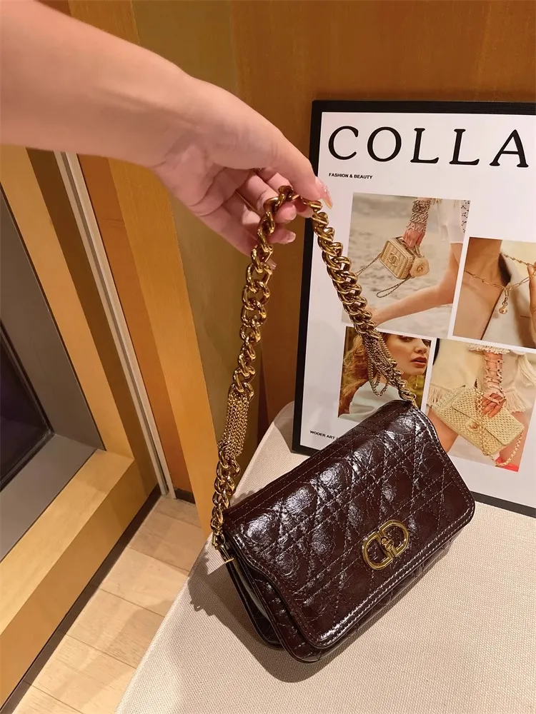 Chanel Style Quilted Chain Shoulder Bag 2024 New Fashion Crossbody Bag - 3
