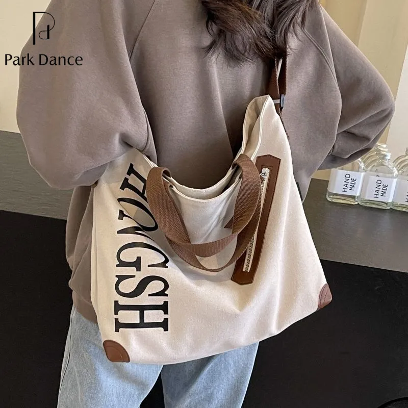 PARK DANCE Tote Bag Lightweight Casual Shoulder Bag for Students - 2