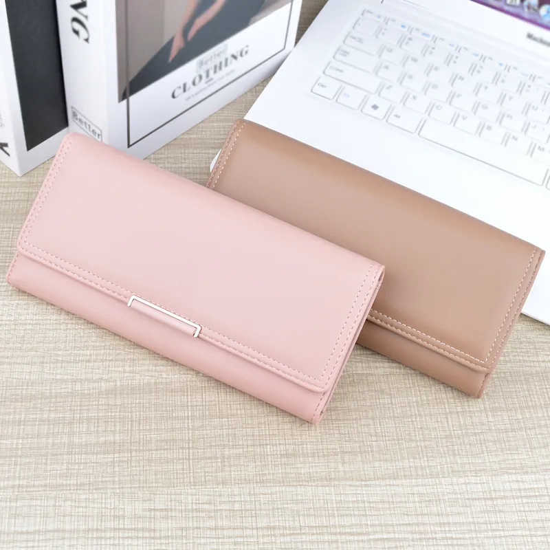 2025 Women's Long Wallet Soft Leather Multi Card Holder Fashion Zippy - 2