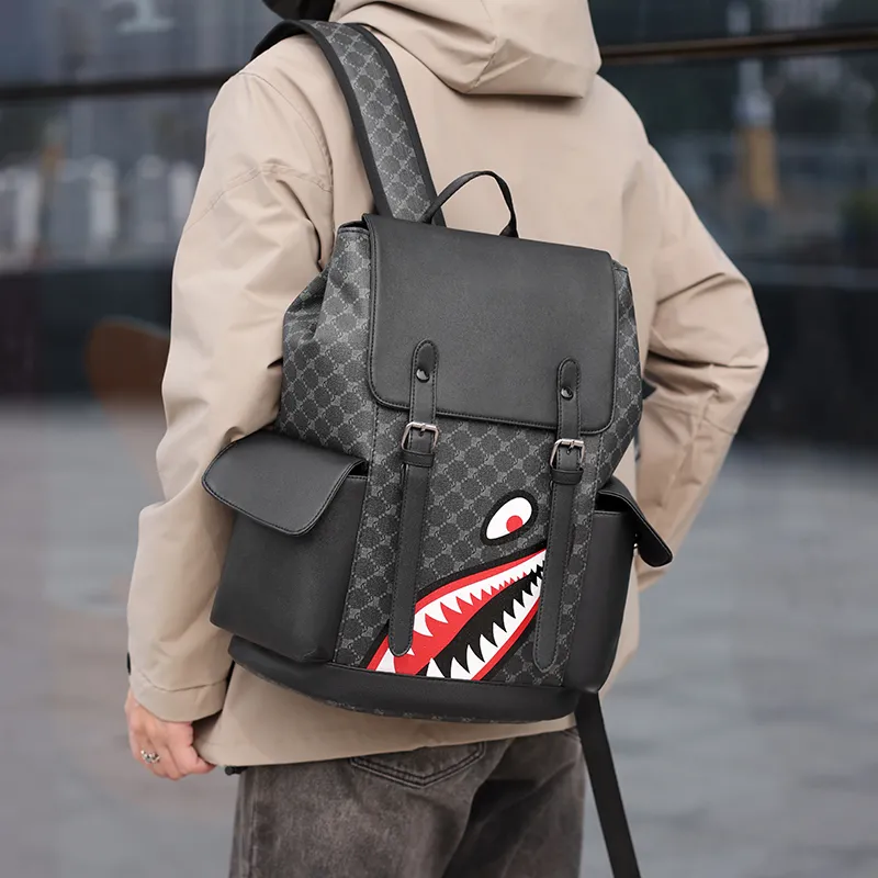 Stylish Large Capacity Backpack 2025 Men's Travel Laptop Bag - 2