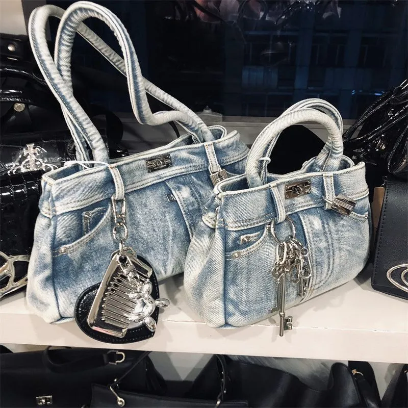 Denim Crossbody Bag 2024 New Lightweight Casual Shoulder Bag Fashion - 5