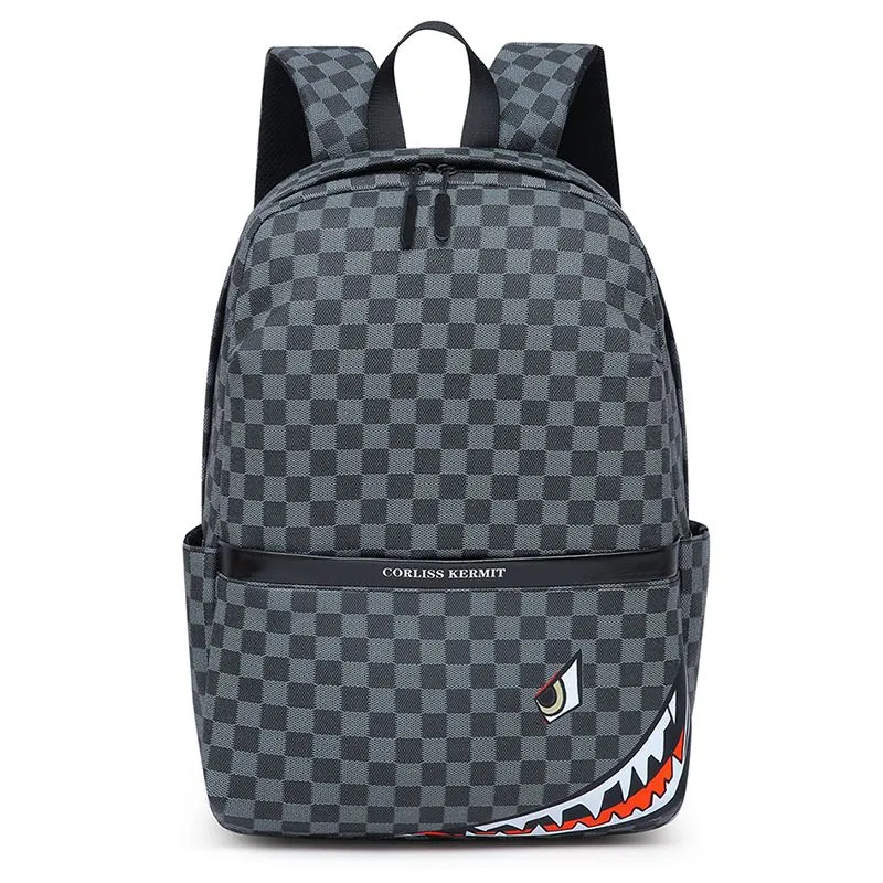 2025 Men's Backpack Large Capacity Laptop Bag Fashion Student Backpack - 1