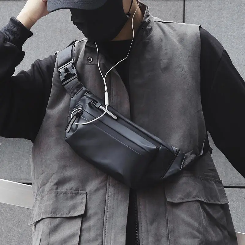 Waterproof Chest Bag for Men, Fashionable Crossbody Sling Bag, Oxford Nylon - 2