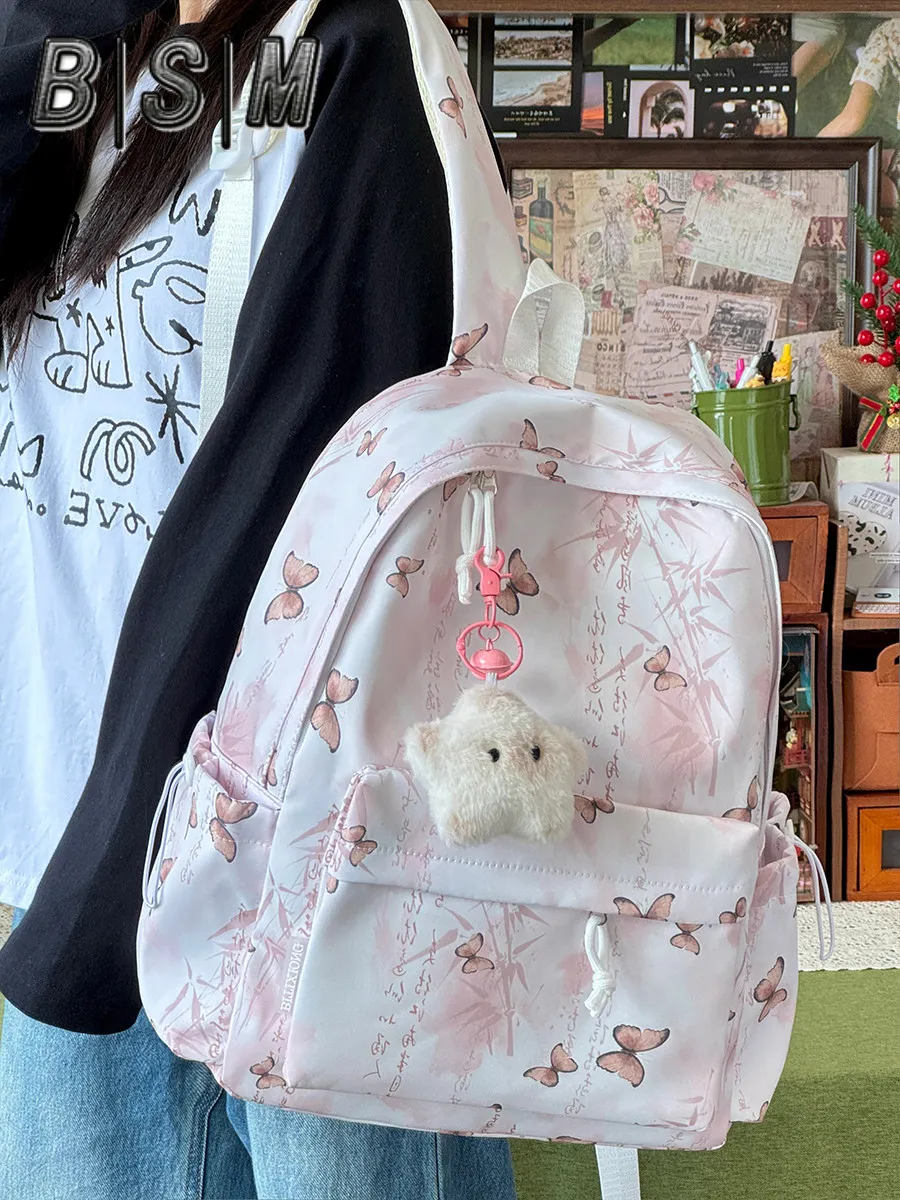 Mini Backpack for Women, Small Print Rucksack, Lightweight Daypack - 5