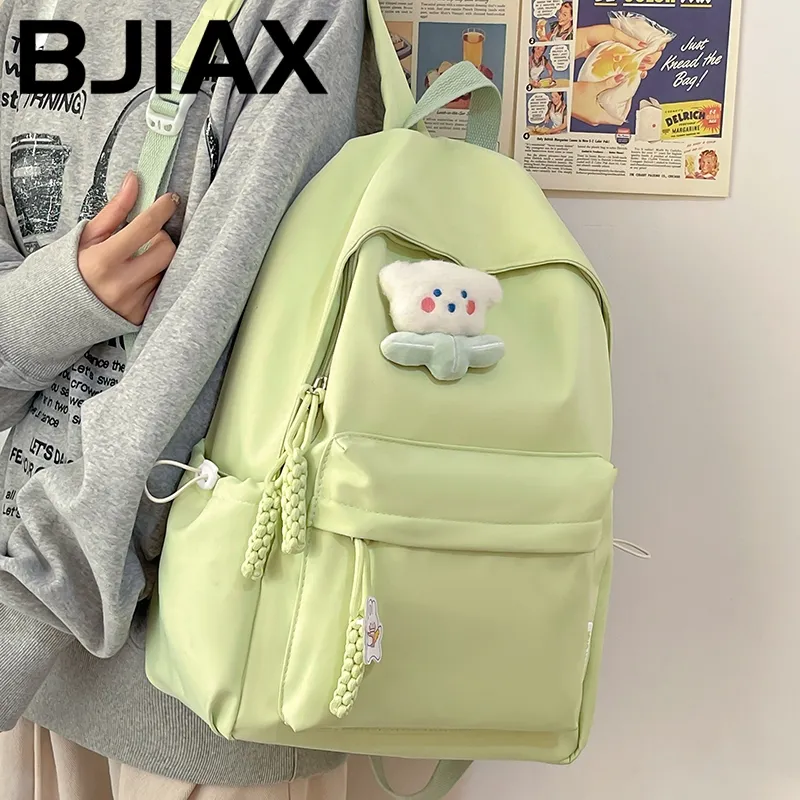 Simple Backpack for Women, Lightweight College School Bag, Casual Daypack - 3