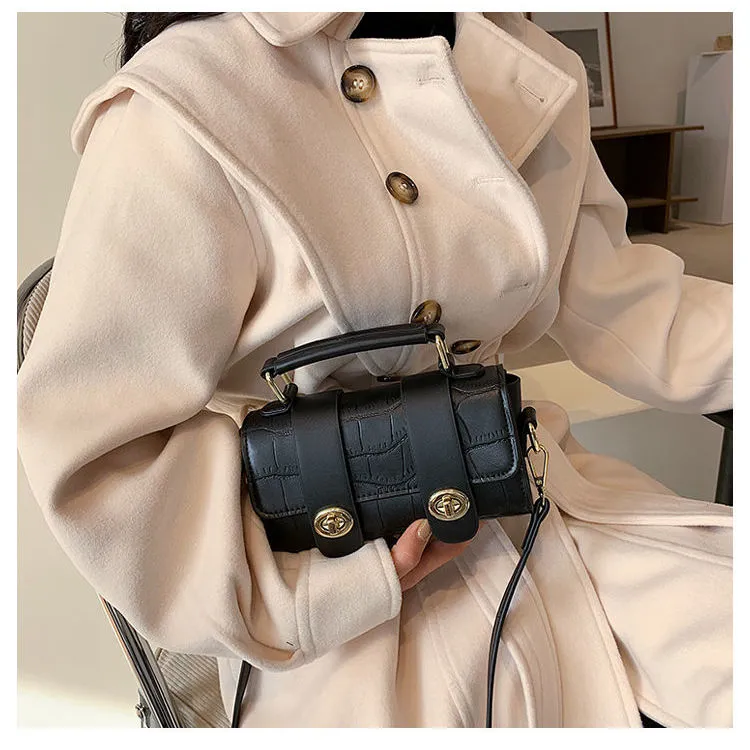 Retro Small Crossbody Bag 2025 New Fashionable PU Shoulder Bag - 1