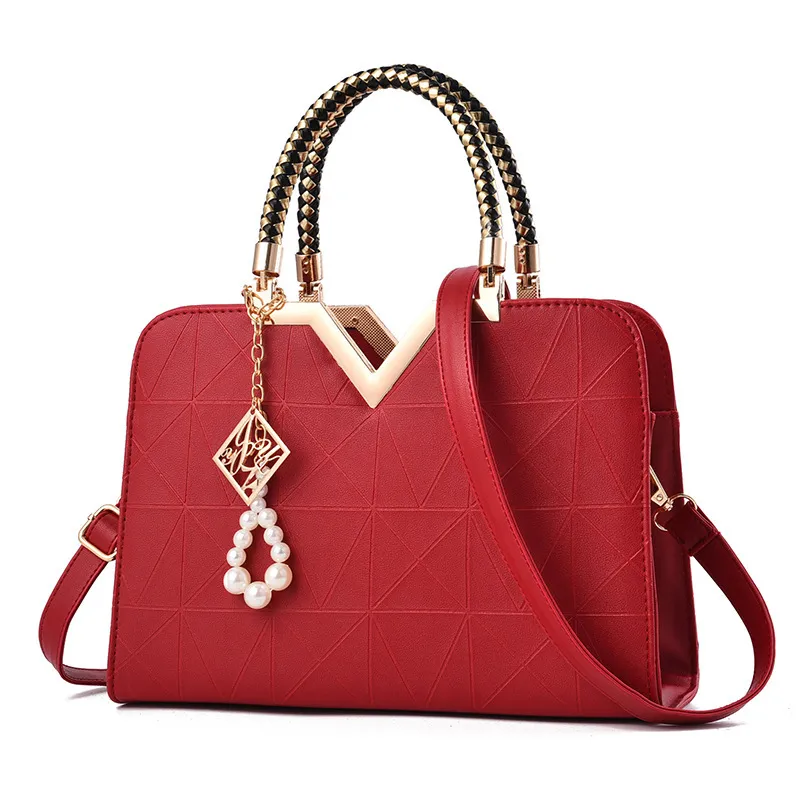 Shell Crossbody Bag 2025 Large Capacity Women's Tote PU Print - 4