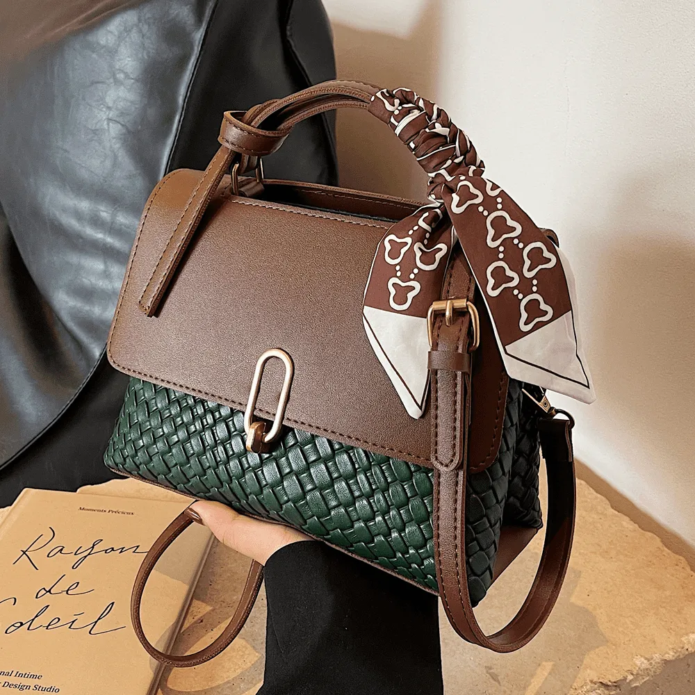 Retro Shoulder Bag 2025, Small Crossbody Bag for Women, PU Leather Tote - 1