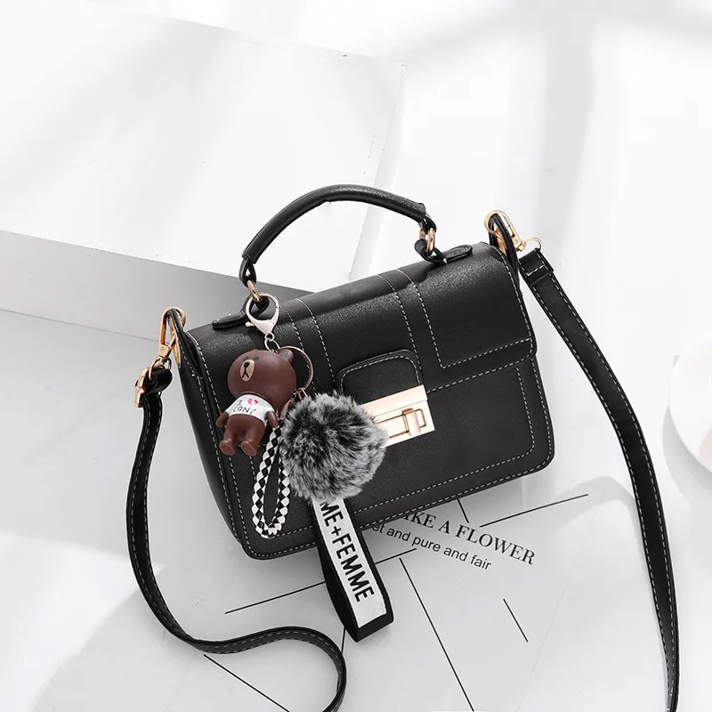 Women's Crossbody Bag 2024 Fashion PU Small Square Shoulder Bag - 2