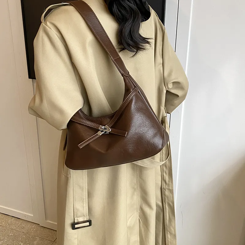 Large Tote Bag Women Vintage Crossbody Shoulder Bag Fashion - 5