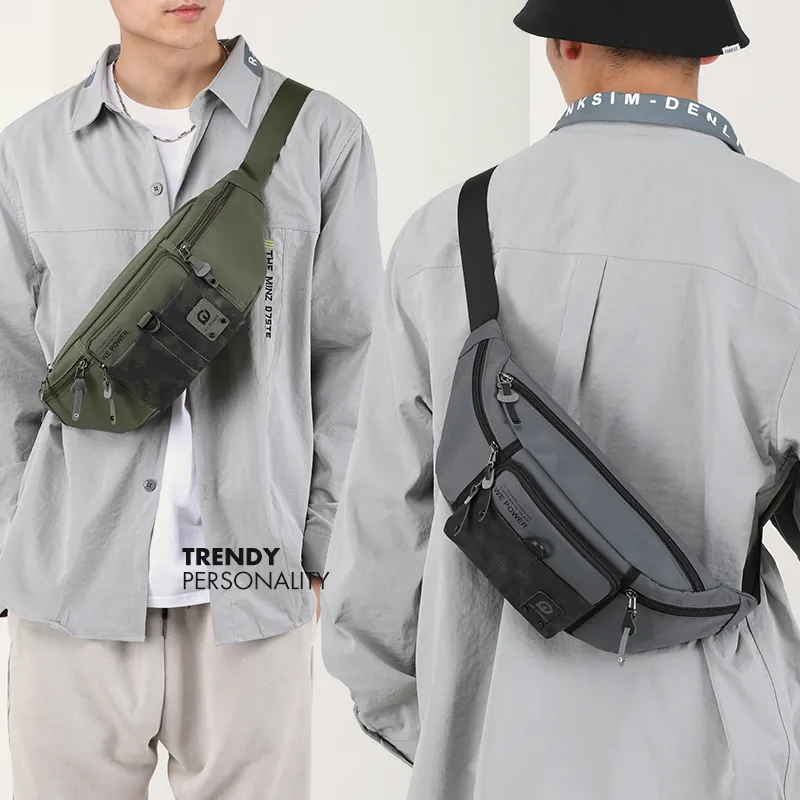Waist Pack Outdoor Durable Multi-functional Camouflage Crossbody Bag - 4