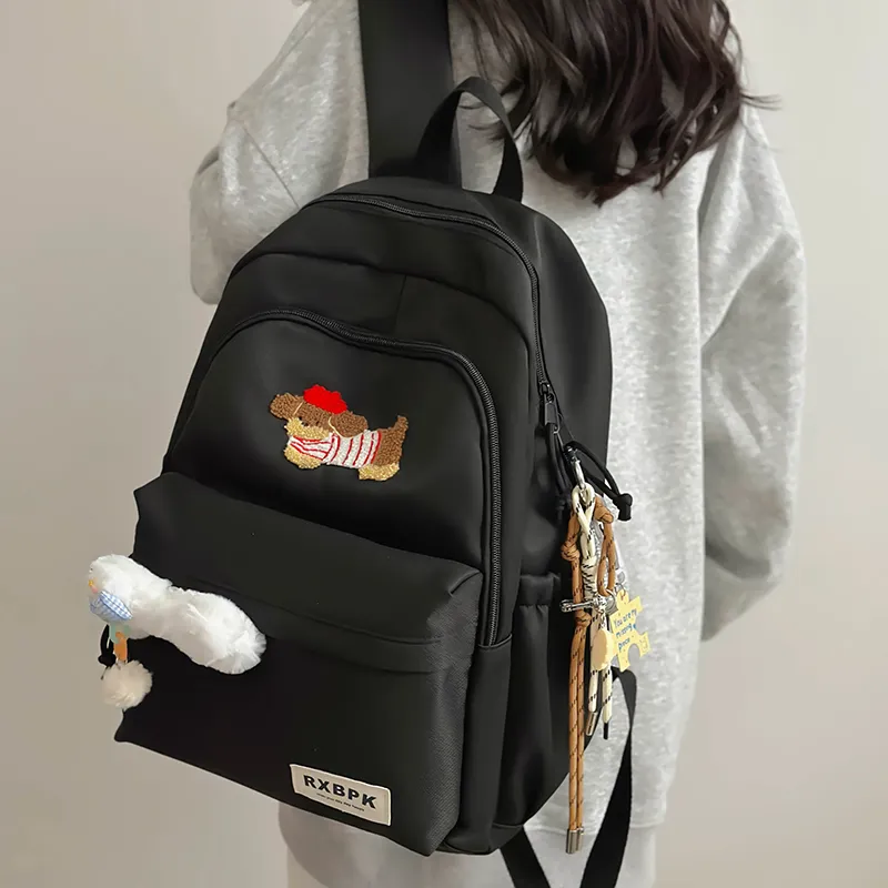 Cute Japanese Backpack for Girls, Large Capacity Lightweight Daypack for School - 4