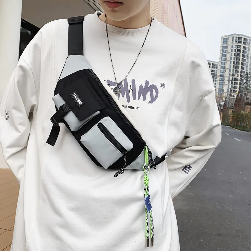 Men's Crossbody Bag, Street Style Sling Bag for Daily Use - 5