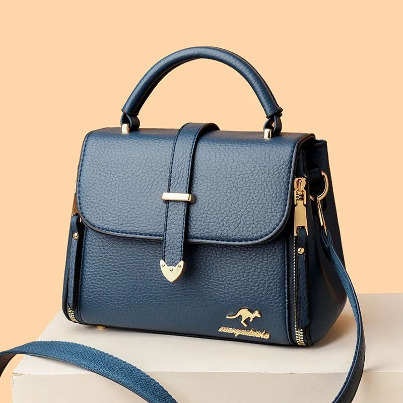 Women's Leather Tote Bag 2025 Spring New Shoulder Crossbody Large Capacity - 5