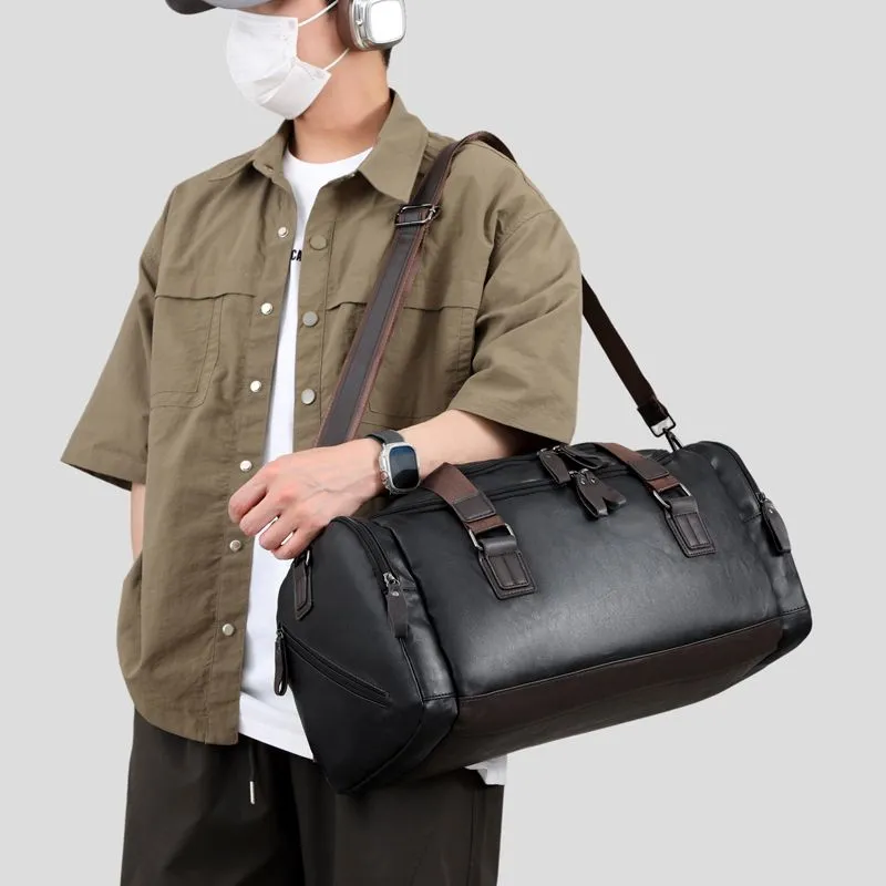 Men's Large Capacity Shoulder Bag for Business Travel & Laptop - 5