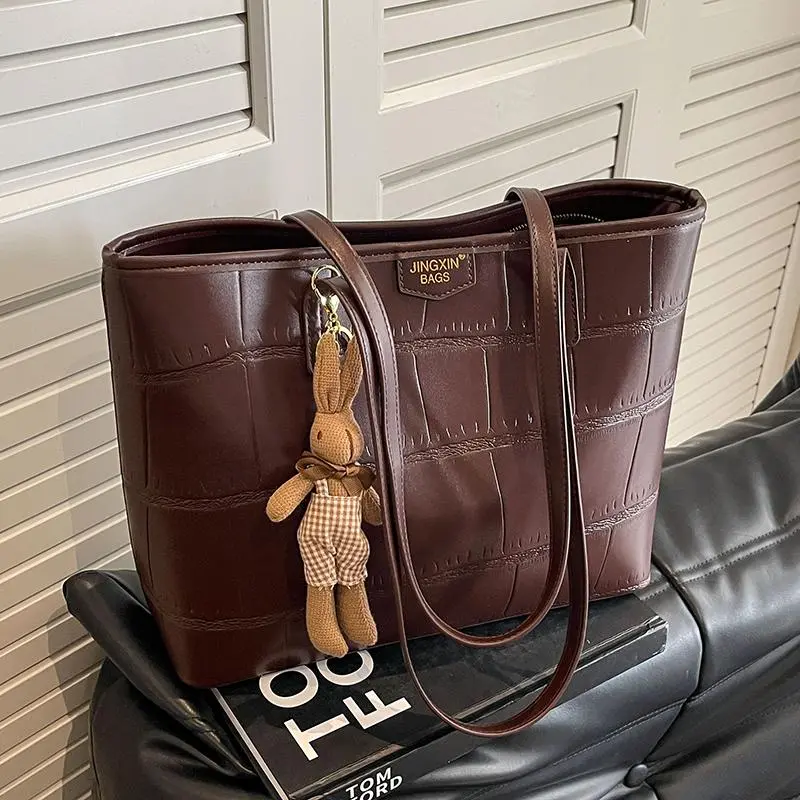 2025 Tote Bag for Women Large Capacity Shoulder Bag Maillard Commute - 4